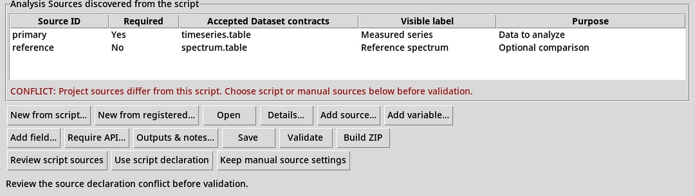 GX-TXT Script Module Builder con aree principali numerate