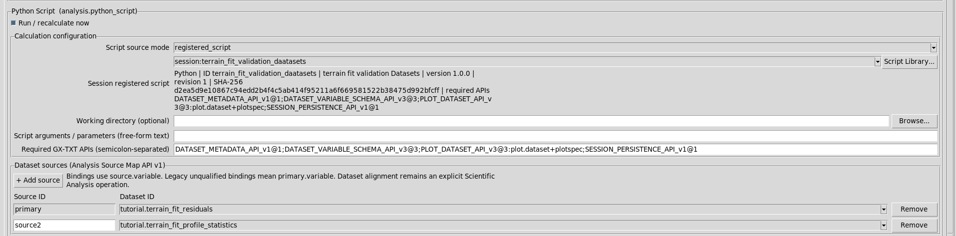 Alias source2 errato al posto di summary