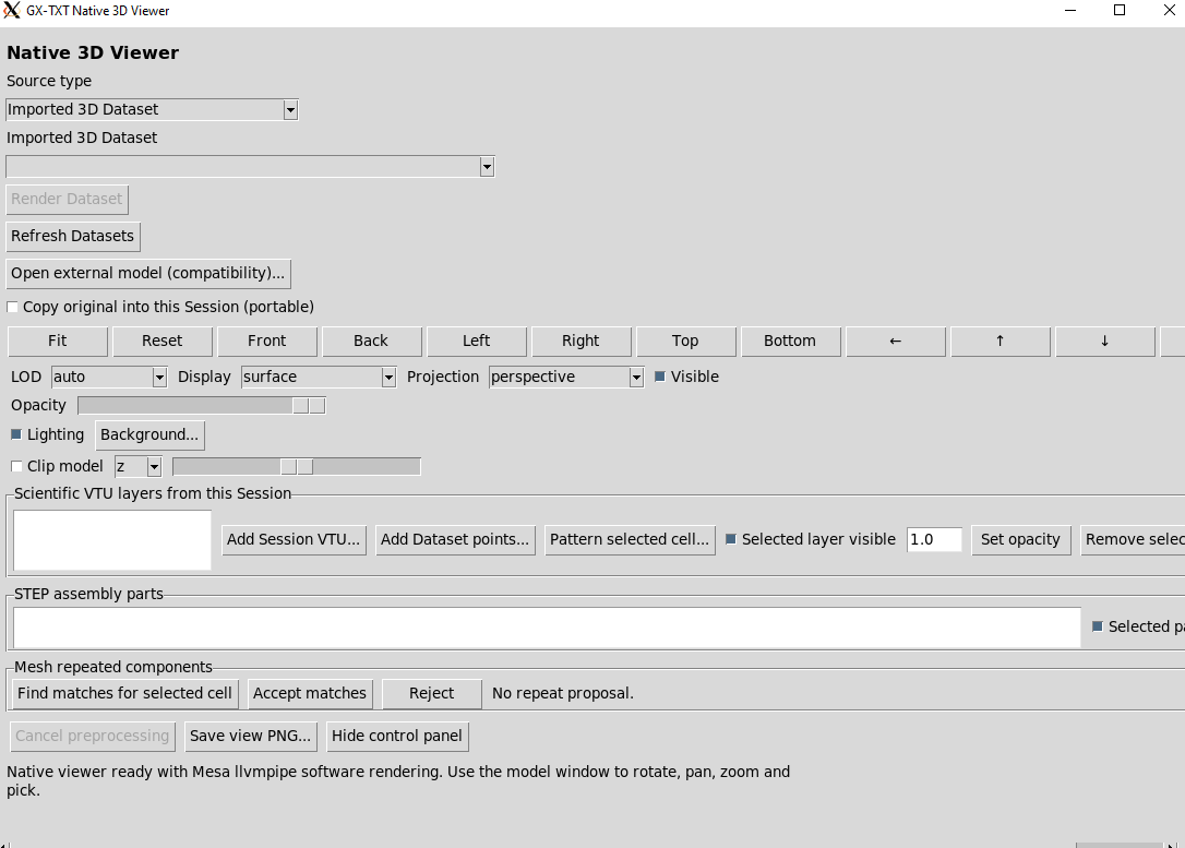 Controlli Native 3D